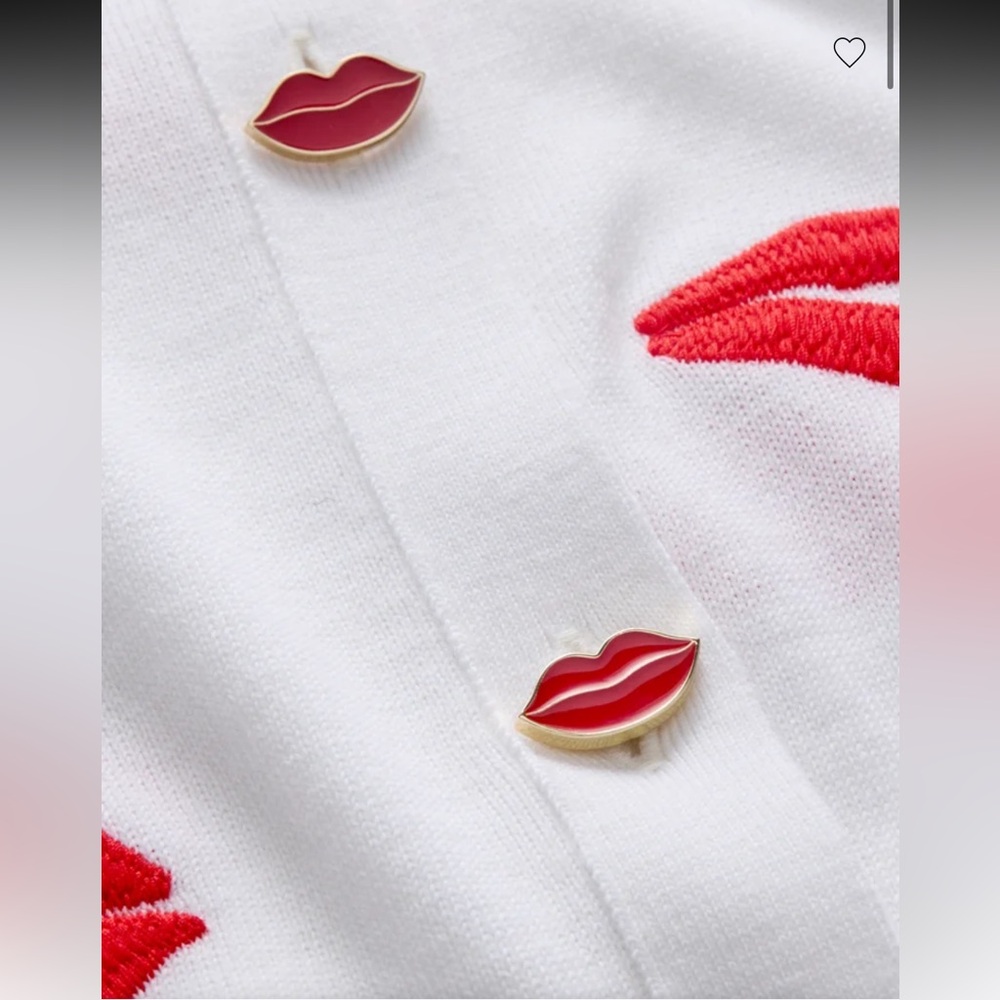 Alice + Olivia Daroda Lip Cardigan - Picture 7 of 12